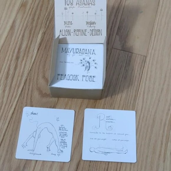 108 Love Asanas Yoga Flashcards Mira Shani & Meghan Flaherty - Picture 3 of 4